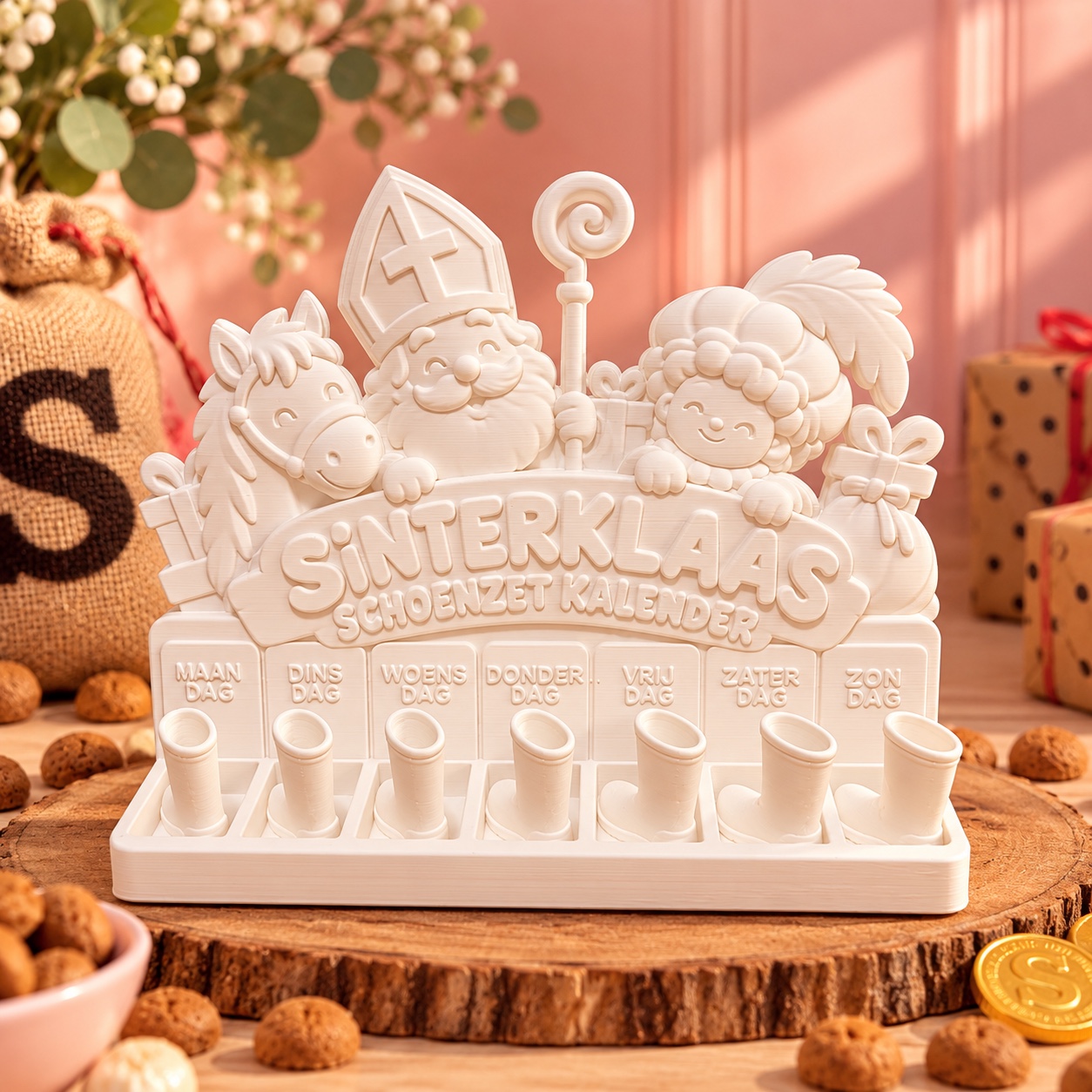 Sinterklaas schoenzet kalender